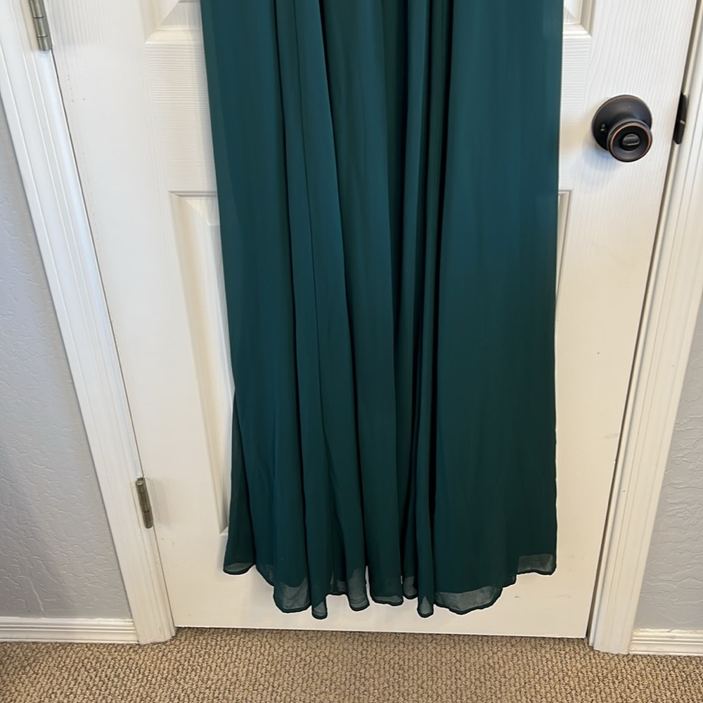 Show Me Your MuMu Teal Maxi Dress - Picture 9 of 14